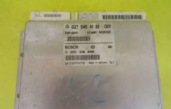 Mercedes-Benz A W168 ESP (stability system) control unit 0265109445 0275454132Q01