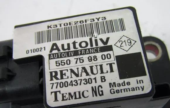 Renault Scenic RX Airbag deployment crash/impact sensor 7700437301B