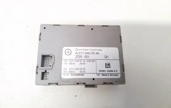 Mercedes-Benz E W211 Door central lock control unit/module A2115405645