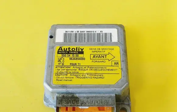 Peugeot 206 Airbag control unit/module 550541500