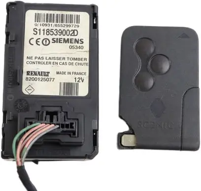 Renault Scenic II - Grand scenic II Ignition key card reader 8200125077 S118539002D 05340