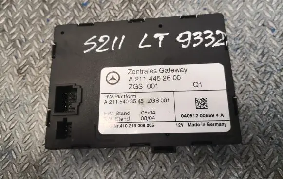 Mercedes-Benz E W211 Gateway control module 2114452600