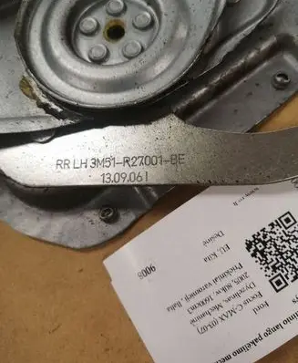 Ford Focus C-MAX Rear door manual window regulator 3M51R27001BE