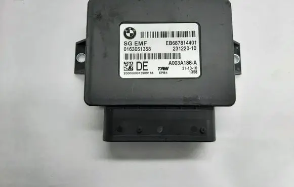BMW X3 F25 Rear brake EMF control unit/module EB687814401 23122010