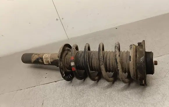 Front shock absorber with coil spring