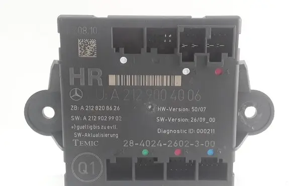 Mercedes-Benz C W204 Door control unit/module A2129004006