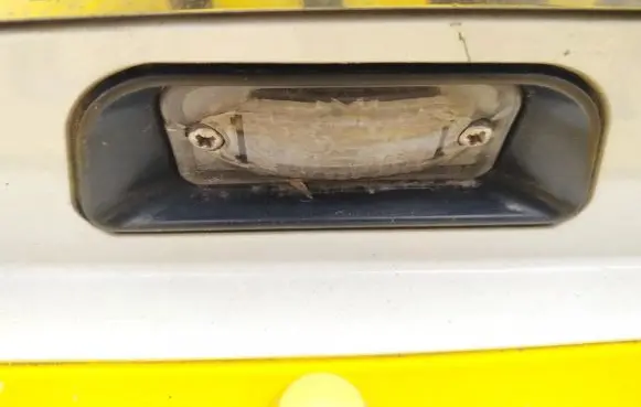 Number plate light