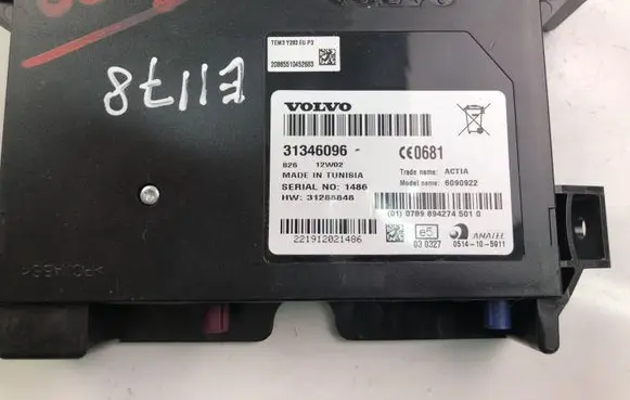 Volvo V70 Other control units/modules 31346096