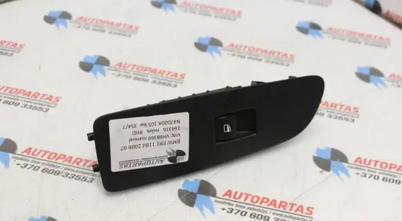 BMW 1 E81 E87 Electric window control switch 9163001