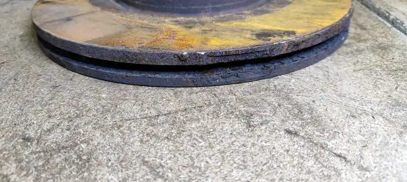 Front brake disc