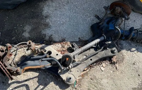 Renault Kangoo II Front suspension assembly kit set 