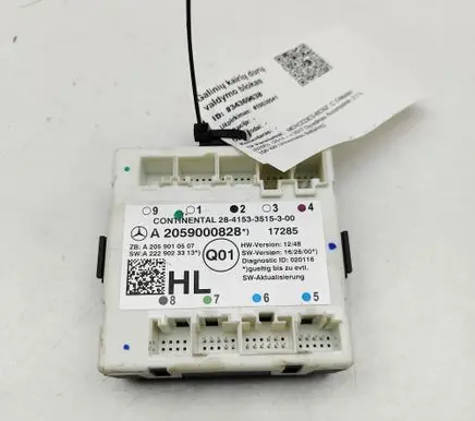 Mercedes-Benz C W205 Door control unit/module A2059000828 A2059010507