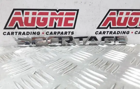 KIA Sportage Rear loading door model letters 