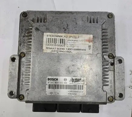 Renault Scenic I Engine control unit/module 8200091416 0281010843 8200166496