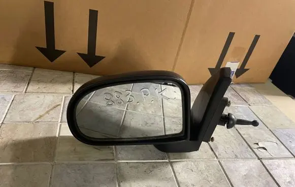 Manual wing mirror