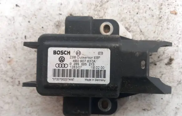 Audi A4 S4 B6 8E 8H ESP acceleration yaw rate sensor 4B0907637A