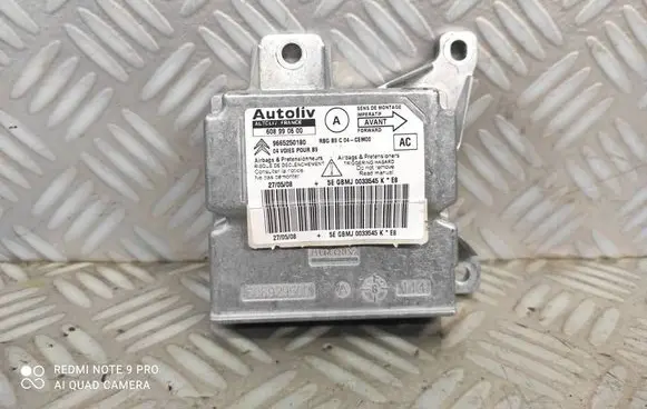 Citroen Berlingo Airbag control unit/module 9665250180 608990600