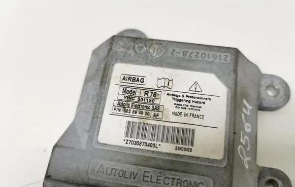 MG ZT - ZT-T Airbag control unit/module 21612782 58074 602864900