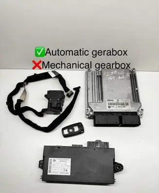 BMW 5 E60 E61 Engine ECU kit and lock set 0281015130 7809941 170040733