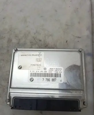 BMW 3 E46 Engine control unit/module 0281010205 7787320 7786887