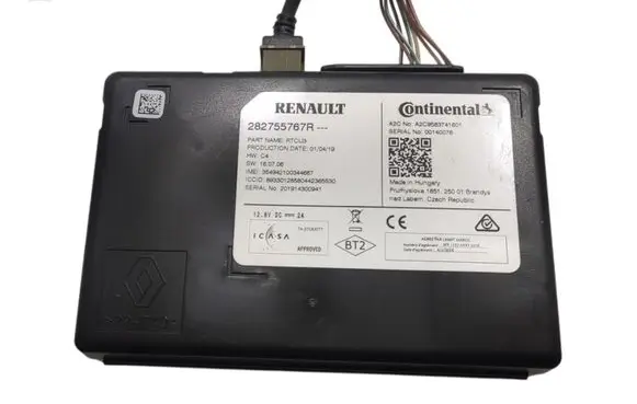 Renault Zoe GPS navigation control unit/module 282755767R