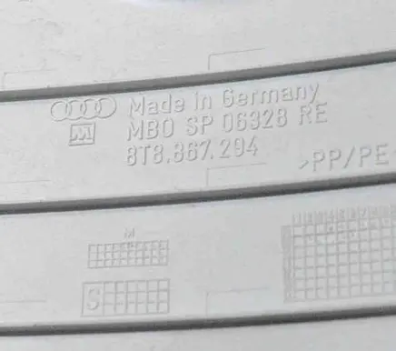 Audi A5 8T 8F (B) pillar trim (top) 8T8867294