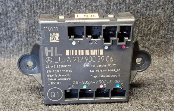 Mercedes-Benz E W212 Other control units/modules A2129003906 A2128208526 A2129029902