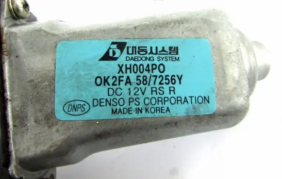 KIA Carens I Rear door window regulator motor XH004P0