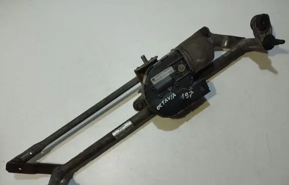 Skoda Octavia Mk2 (1Z) Front wiper linkage and motor 1Z1955023E 1Z1955119C