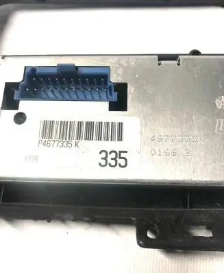 Chrysler Voyager Climate control unit p4677335k 4677335k 27511474