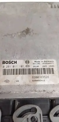 Renault Scenic II - Grand scenic II Engine control unit/module 0281011101 8200163528