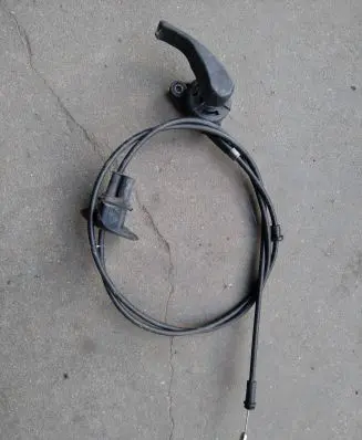 Renault Trafic III (X82) Engine bonnet/hood lock release cable 