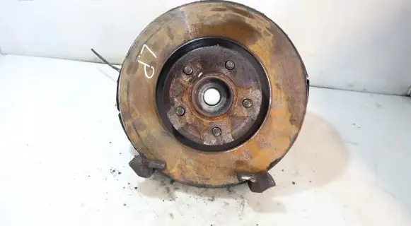 Front wheel hub spindle knuckle