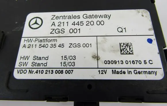 Mercedes-Benz E W211 Other control units/modules A2114452000