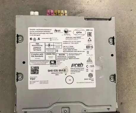 Volkswagen Golf VIII MMI control unit 5H0035864B