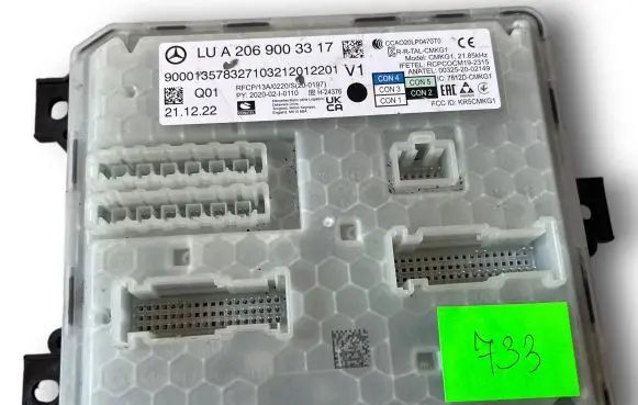 Mercedes-Benz C W206 Central body control module S733 A2069003317