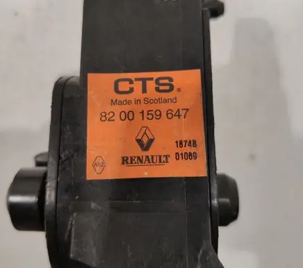 Renault Scenic II - Grand scenic II Accelerator throttle pedal 8200159647