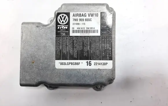 Volkswagen Sharan Airbag control unit/module 7N0959655C