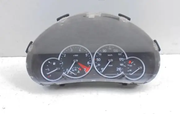 Peugeot 206 Speedometer (instrument cluster) 9659729480
