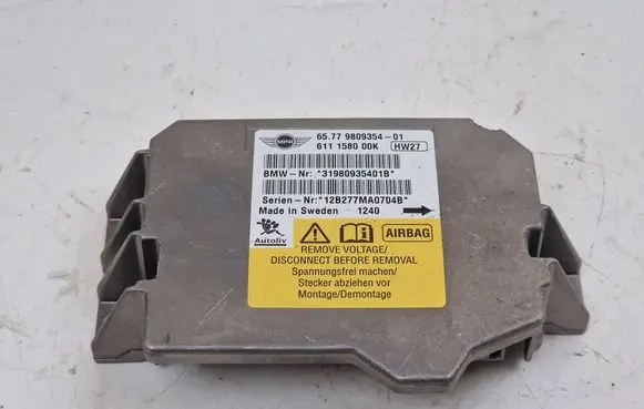 Mini Cooper Countryman R60 Airbag control unit/module 9809354
