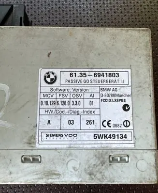 BMW 7 E65 E66 Comfort/convenience module 6941803 5WK49134