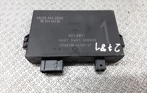 Peugeot 807 Parking PDC control unit/module 9650400280
