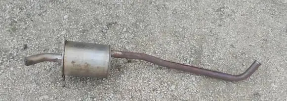 Dacia Sandero Rear muffler/silencer tail pipe 