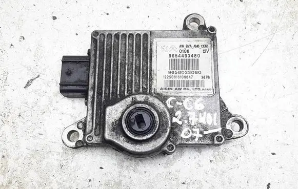 Citroen C6 Gearbox control unit/module 9658033080 9654493480 122S0618106647