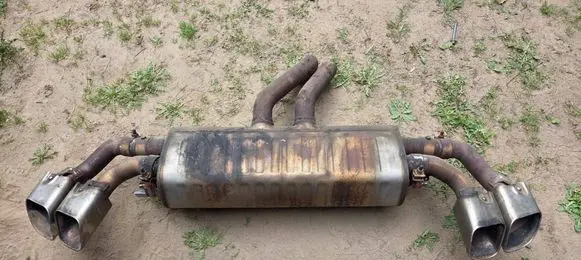 Porsche Cayenne (9Y0 9Y3) Rear muffler/silencer tail pipe 9Y0253826D 4M4253601N 9Y0253826C