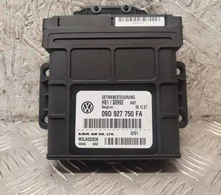 Volkswagen Touareg I Gearbox control unit/module 09D927750FA