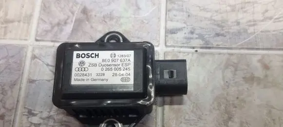 Audi A4 S4 B6 8E 8H ESP acceleration yaw rate sensor 8E0907637A 0265005245 0028431