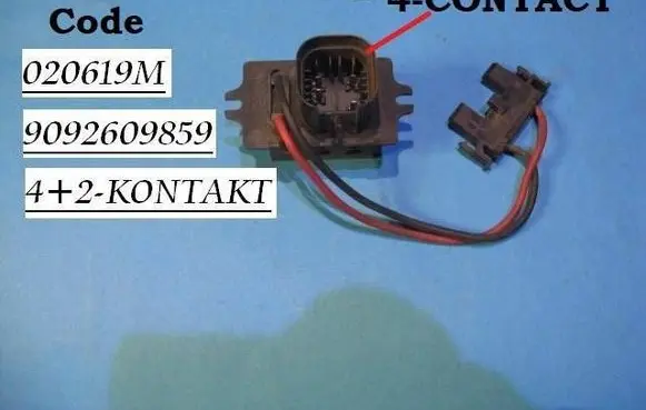 Renault Clio II Heater blower motor/fan resistor 020619M 9092609859