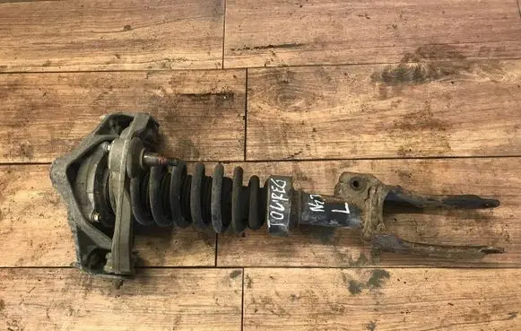 Volkswagen Touareg I Front shock absorber with coil spring 7L6413032L 7L6412022N