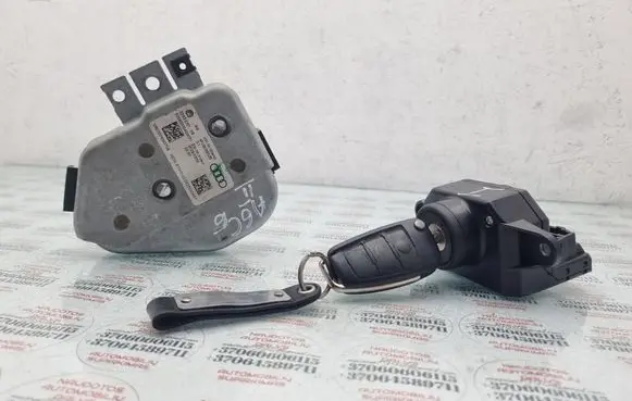 Audi A6 S6 C6 4F Engine ECU kit and lock set 4F0909131E 4F0905852B